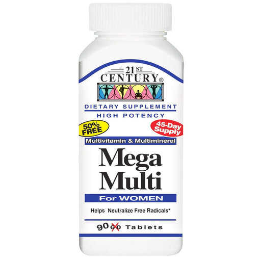 21st Century 21st Century Mega Multi For Women, Multivitamin, Tablets Vitamins & Supplements
