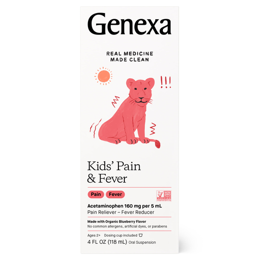 Genexa Genexa Blueberry Pain & Fever Kids 4 Oz [UNFI #48430] Health & Beauty