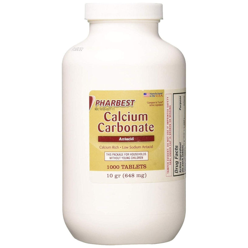 Harbest Pharbest Calcium Carbonate Antacid & Supplement Tablets Vitamins & Supplements