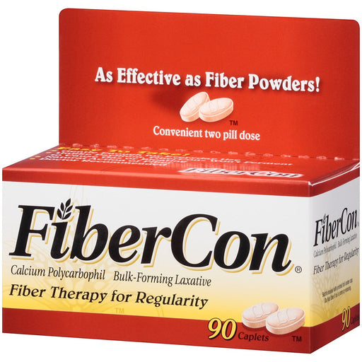 Fiber Con Fiber Con Therapy For Regularity (Calcium Polycarbophil) Caplets 90 Ct Box Health & Beauty