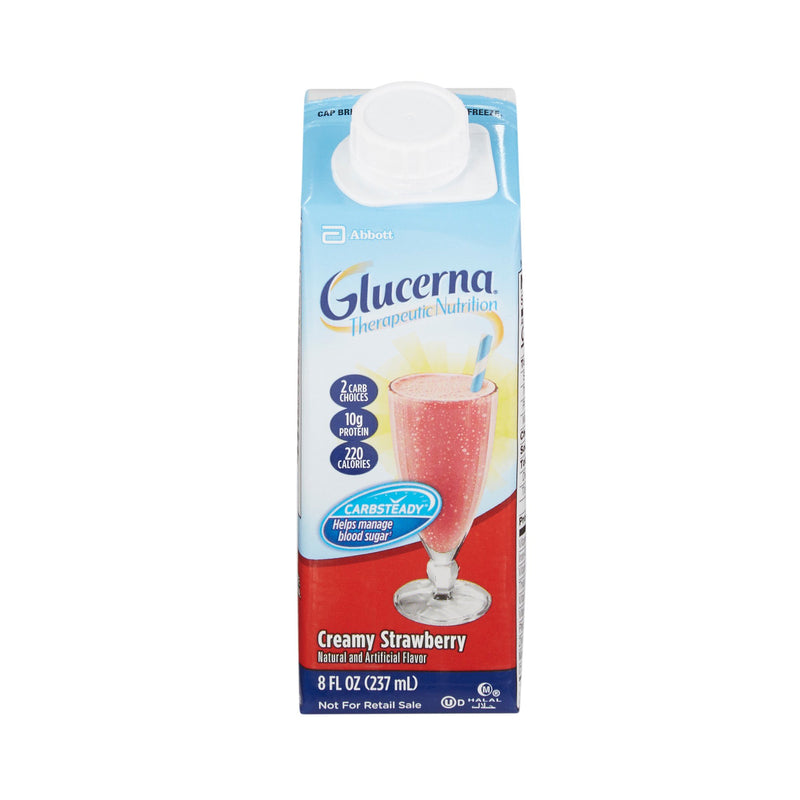 Glucerna Glucerna Therapeutic Nutrition Shake Strawberry Oral Supplement 8 Fl. Oz. Carton Health & Beauty