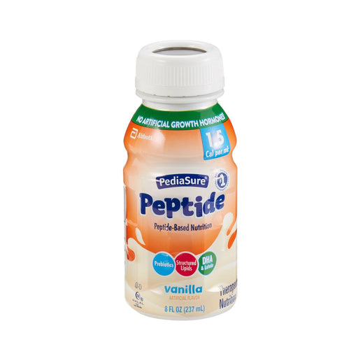 Pediasure Pediasure Abbott Nutrition Peptide 1.5 Cal Vanilla, 8 Oz. Bottle, 24EA/CS Medical Supplies