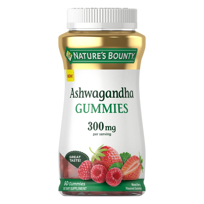 Nature's Bounty Nature's Bounty® Ashwagandha Gummies – Mixed Berry Flavor Vitamins & Supplements