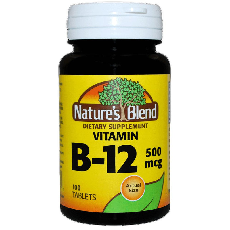 Nature's Blend Nature's Blend Vitamin B12 500 Mcg Tablets Vitamins & Supplements