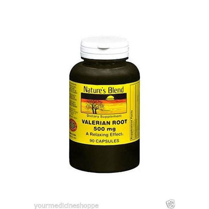 Nature's Blend Nature's Blend Valerian Root – 500 mg (90 Capsules) Vitamins & Supplements