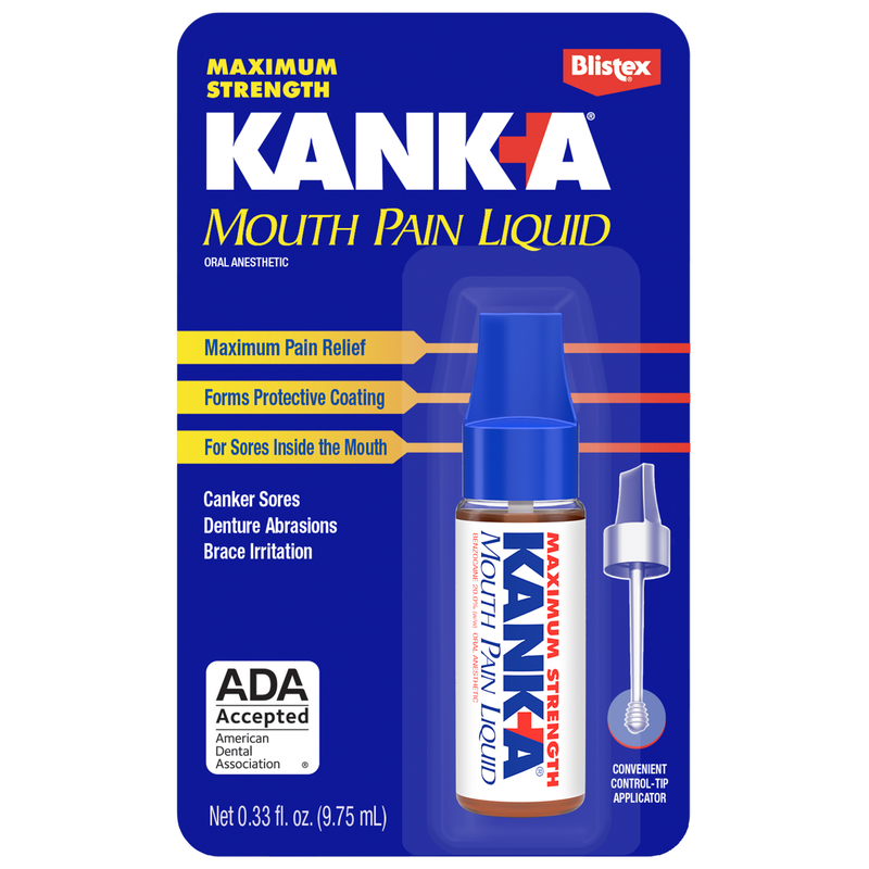 Kanka Kanka Mouth Pain Liquid, Maximum Strength 0.33 Fl Oz Health & Beauty