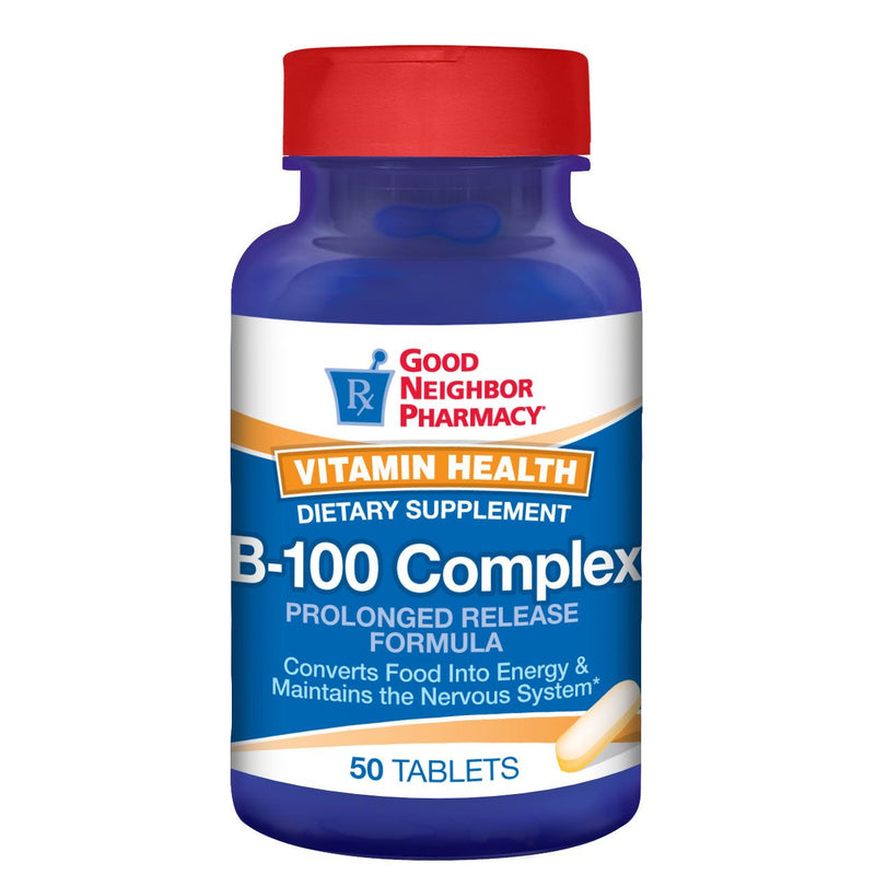 21st Century 21st Century GNP Vitamin B-100 Complex Supplement Prolonged Release 50 Tab Vitamins & Supplements