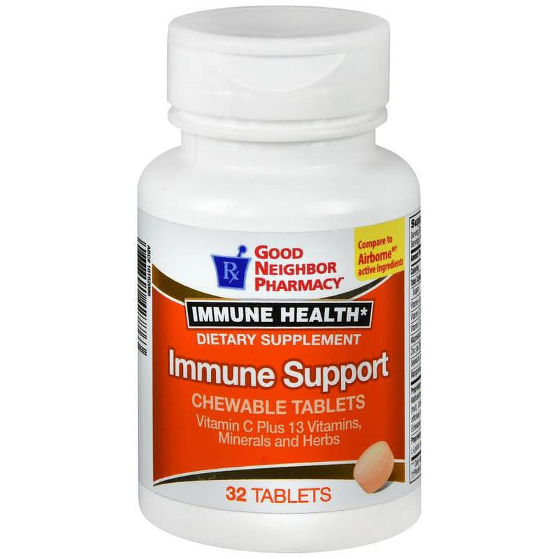 0 GNP Immune Support 32 Citrus Chewable Tablets Vitamins & Supplements
