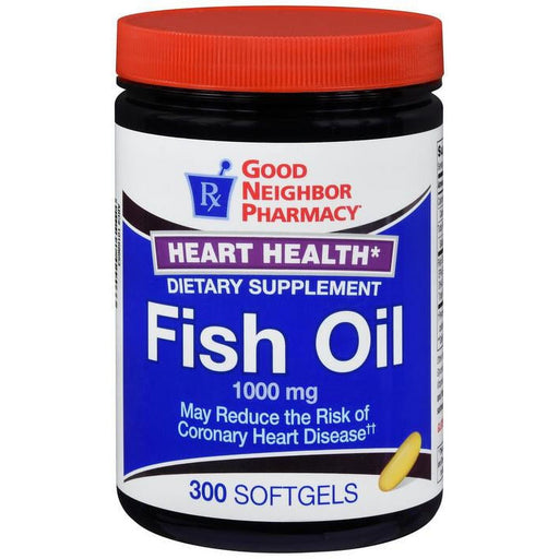 Gnp Gnp Fish Oil 1000Mg, 300 Softgels Vitamins & Supplements