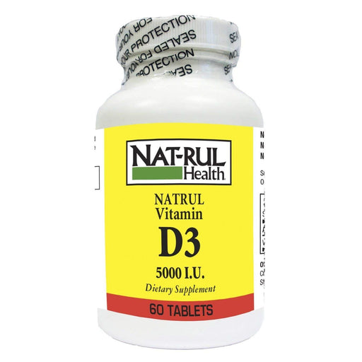Natrul Health Natrul Health Vitamin D 5000 I.U Tablets Vitamins & Supplements