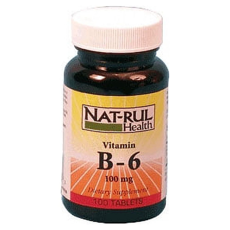 Natrul Health Natrul Health Vitamin B-6 100 Mg Tablets Vitamins & Supplements