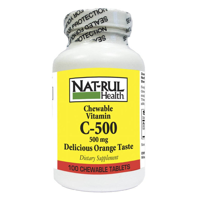 Natrul Health Natrul Health C Vitamin 500 Mg Chewable Tablets Vitamins & Supplements