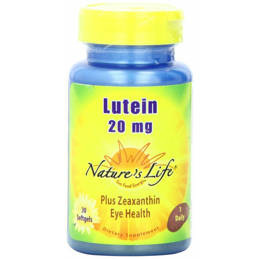 Nature's Life Nature's Life Lutein, Plus Zeaxanthin 20 Mg, Softgels Vitamins & Supplements