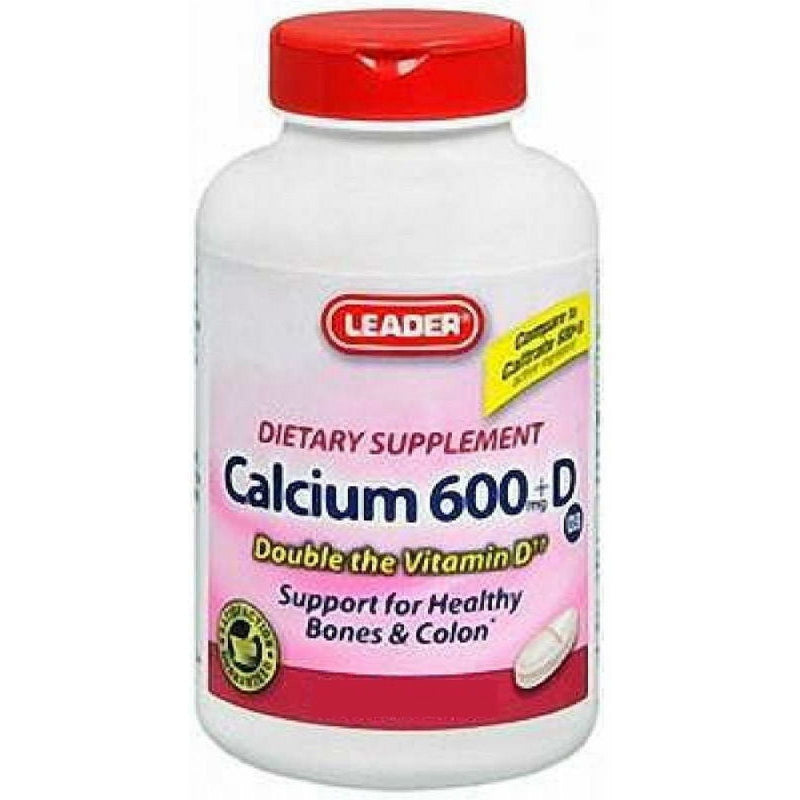 Leader Leader Calcium Plus D3 Dietary Supplement Chewable Tablets Vitamins & Supplements