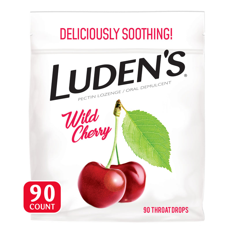 Luden's Luden's Throat Drops Wild Cherry Pectin Lozenge / Oral Demulcent Health & Beauty