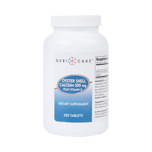 Geri-Care Geri-Care Oyster Shell Calcium 500 Mg Plus Vitamin D Vitamins & Supplements