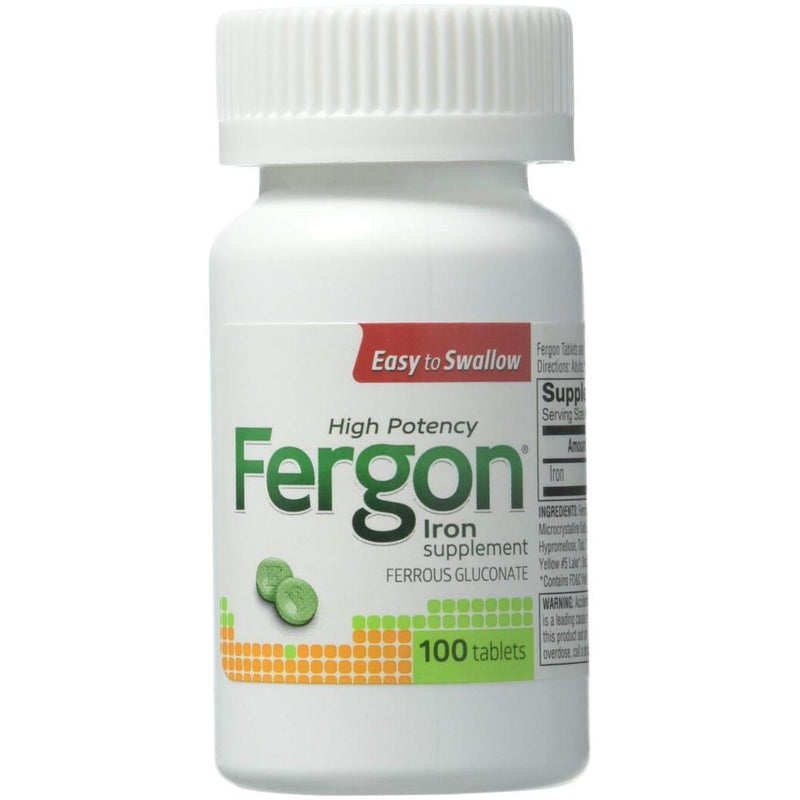 Fergon Fergon High Potency Iron Supplement Tablets Vitamins & Supplements