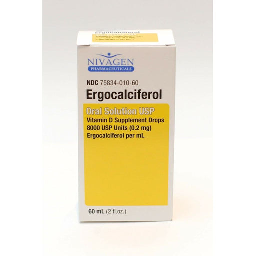 Nivagen Nivagen Ergocalciferol Vitamin D Supplement Drops -2 Oz Vitamins & Supplements