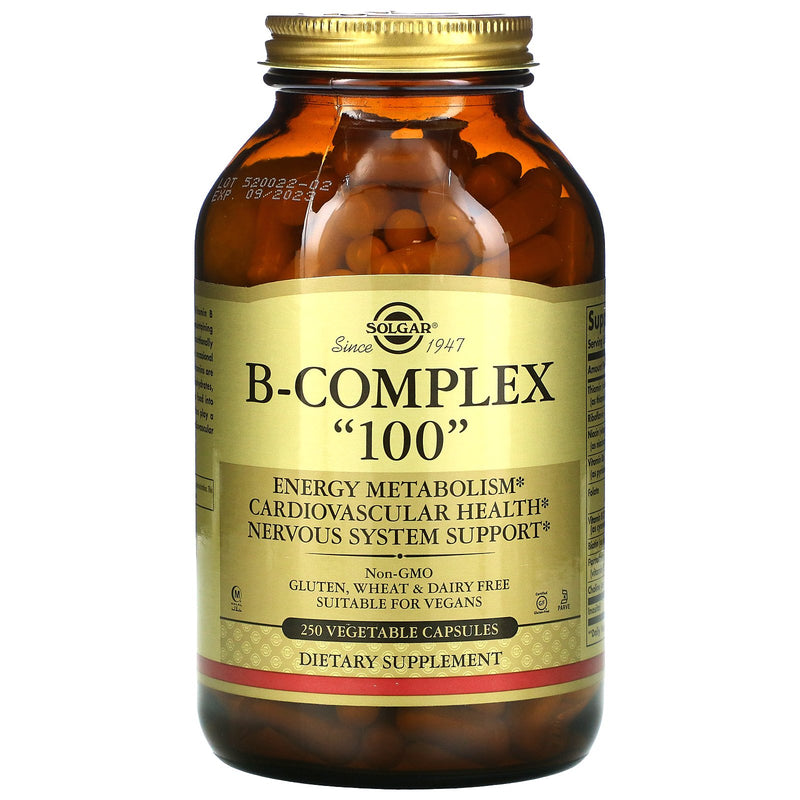Solgar Solgar B-Complex “100” Vegetable Capsules Vitamins & Supplements