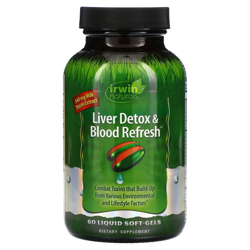 Irwin Naturals Irwin Naturals Liver Detox & Blood Refresh, 60 Liquid Soft-Gels Vitamins & Supplements