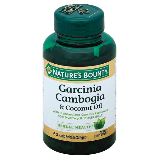 Nature's Bounty Nature's Bounty Garcinia Cambogia & Coconut Oil Rapid Release Softgels Cooking Oils