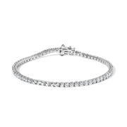 Bids.com 14K White Gold 4.0 Cttw Classic Lab-Grown Diamond Tennis Bracelet (F-G Color, VS2-SI1 Clarity) - 7" Inches Bracelets