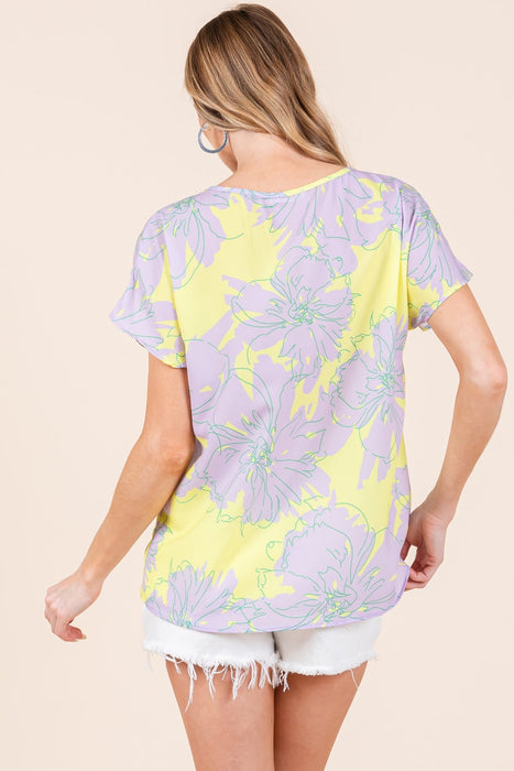 Floral Short Sleeve T-Shirt