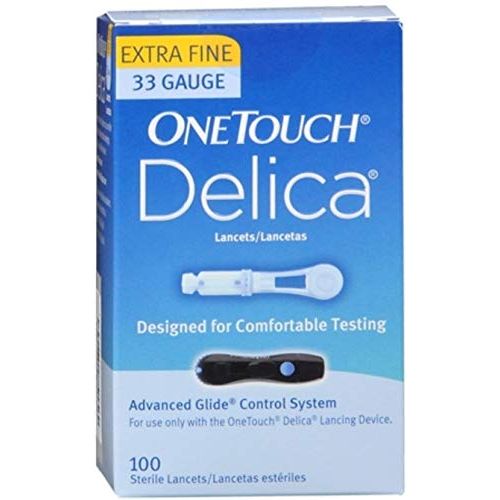 OneTouch OneTouch Delica Extra Fine 33 Gauge Sterile Lancets Health & Beauty