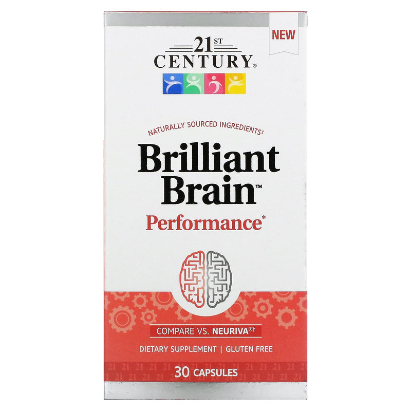 21st Century 21st Century Brilliant Brain Performance, 30 Capsules Vitamins & Supplements