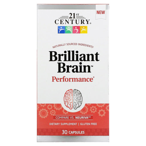 21st Century 21st Century Brilliant Brain Performance, 30 Capsules Vitamins & Supplements