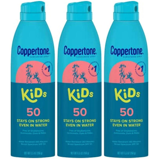 Coppertone Coppertone Kids Sunscreen Wet Protect Spray SPF 50 5.5 Oz Sunscreen