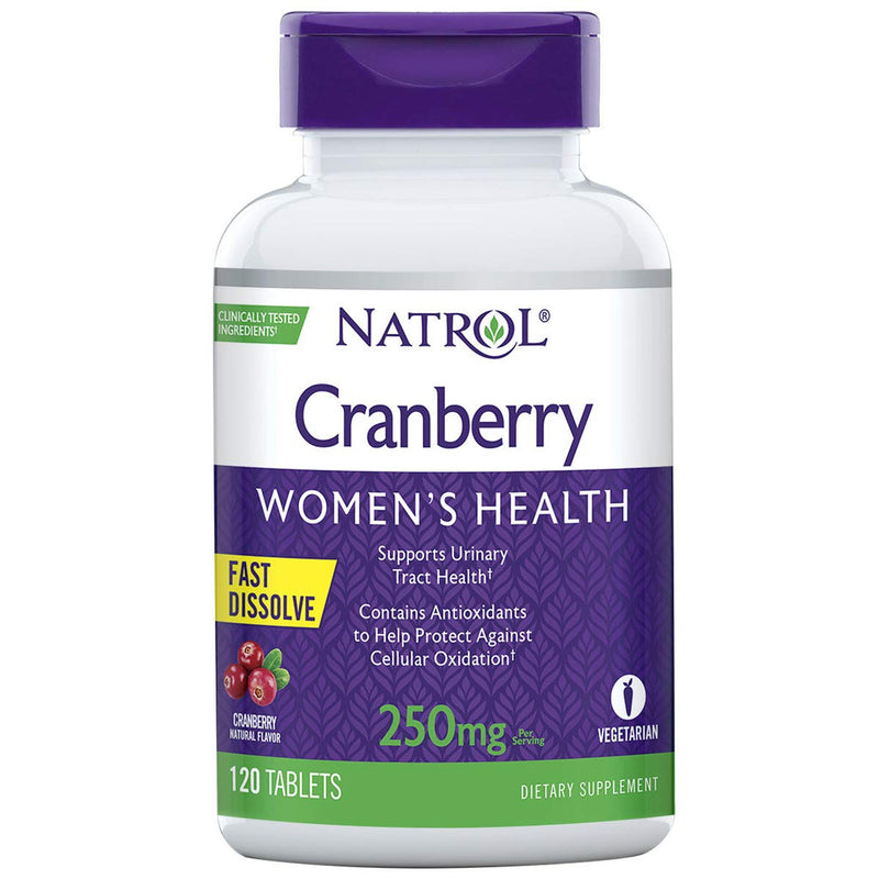 Natrol Natrol Cranberry Fast Dissolve - 250 Mg - 120 Tablets Vitamins & Supplements White Smoke