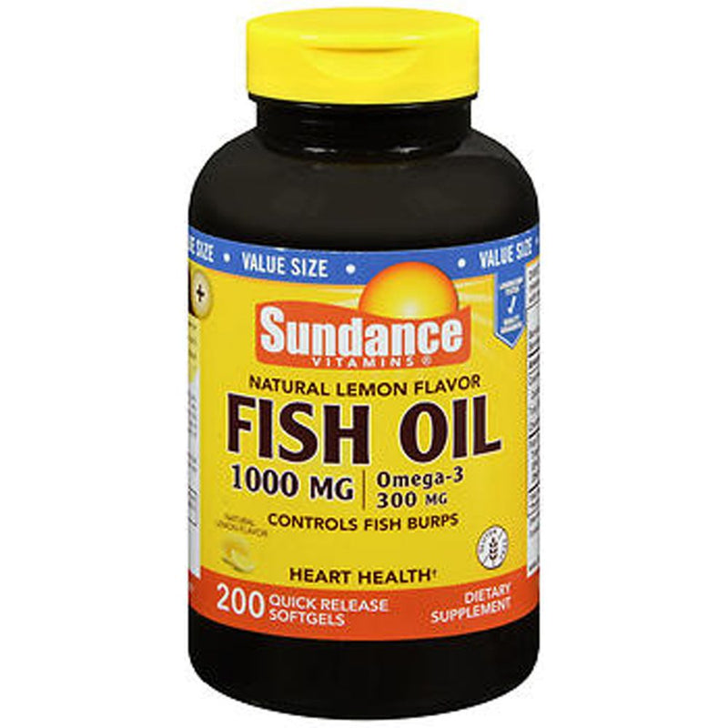 Sundance Vitamins Sundance Vitamins® Natural Lemon Fish Oil - 1000 Mg Vitamins & Supplements