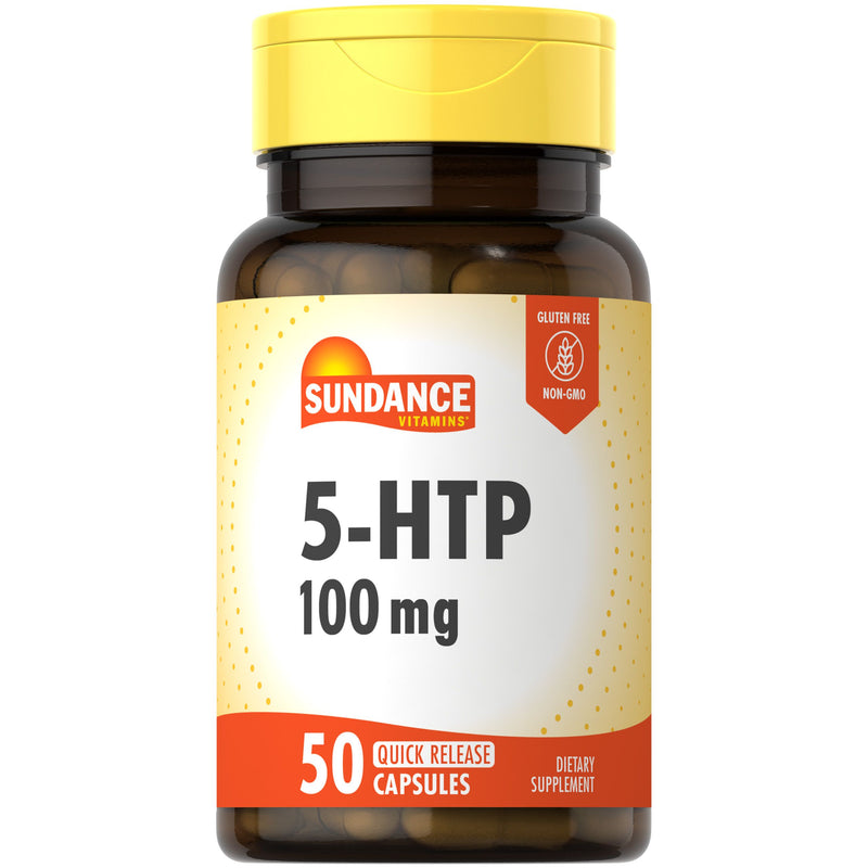 Sundance Sundance Vitamins 5-HTP 100 Mg - 50 Capsules Vitamins & Supplements