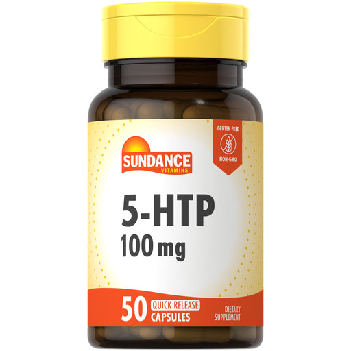 Sundance Sundance Vitamins 5-HTP 100 Mg - 50 Capsules Vitamins & Supplements