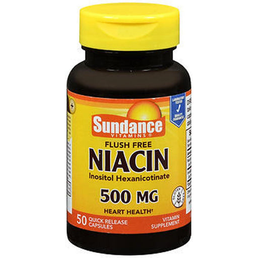 Sundance Sundance Vitamins Niacin  Caps  500 Mg  Ff 50 Vitamins & Supplements