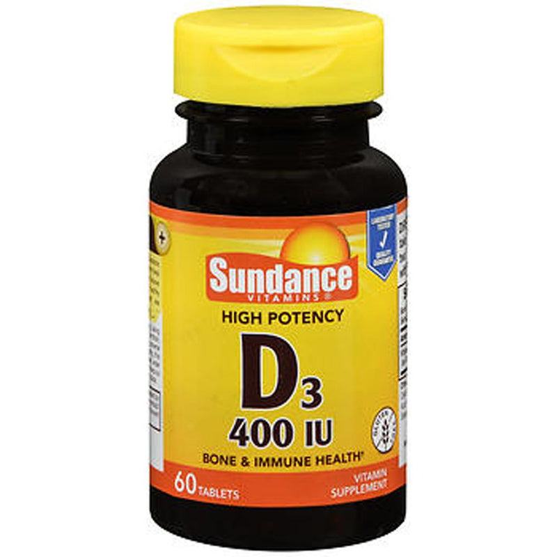 Sundance Sundance Vitamins High Potency D3 400 IU Tablets Vitamins & Supplements