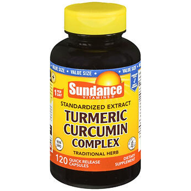 Sundance Sundance Standardized Turmeric Curcumin Complex, 120 Quick Release Capsules Vitamins & Supplements