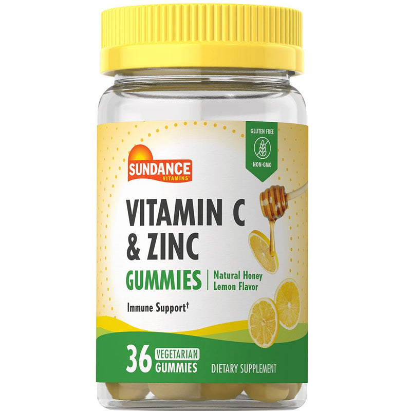 Sundance Sundance Vitamins® Vitamin C + Zinc – Vegetarian Gummies Vitamins & Supplements