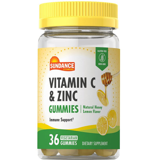 Sundance Sundance Vitamins® Vitamin C + Zinc – Vegetarian Gummies Vitamins & Supplements