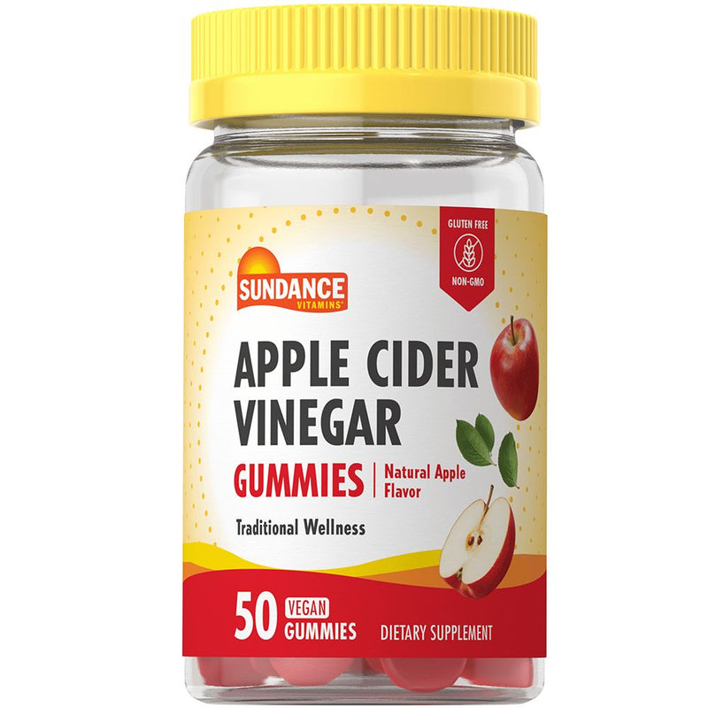 Sundance Sundance Vitamins® Apple Cider Vinegar Gummies – Natural Apple Flavor Vitamins & Supplements