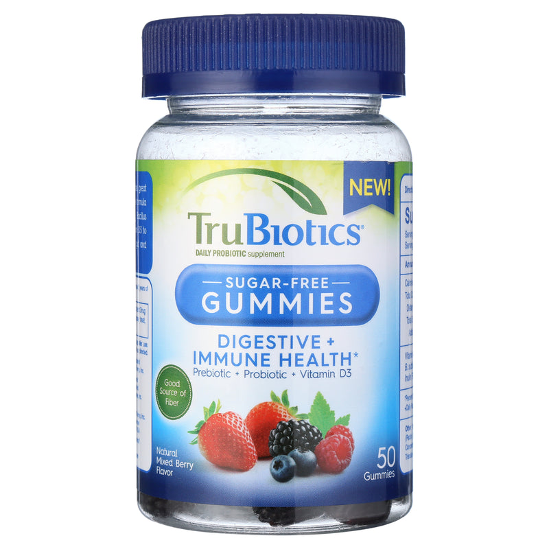 TruBiotics TruBiotics Digestive Immune Health, Natural Mixed Berry, Sugar-Free, 50 Gummies Vitamins & Supplements