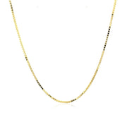 Bids.com 10k Yellow Gold Classic Box Chain 1.0mm Necklaces