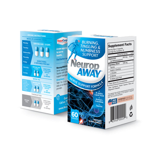 NeuropAWAY Neuropaway  Nerv Spt Cp 60 Health & Beauty