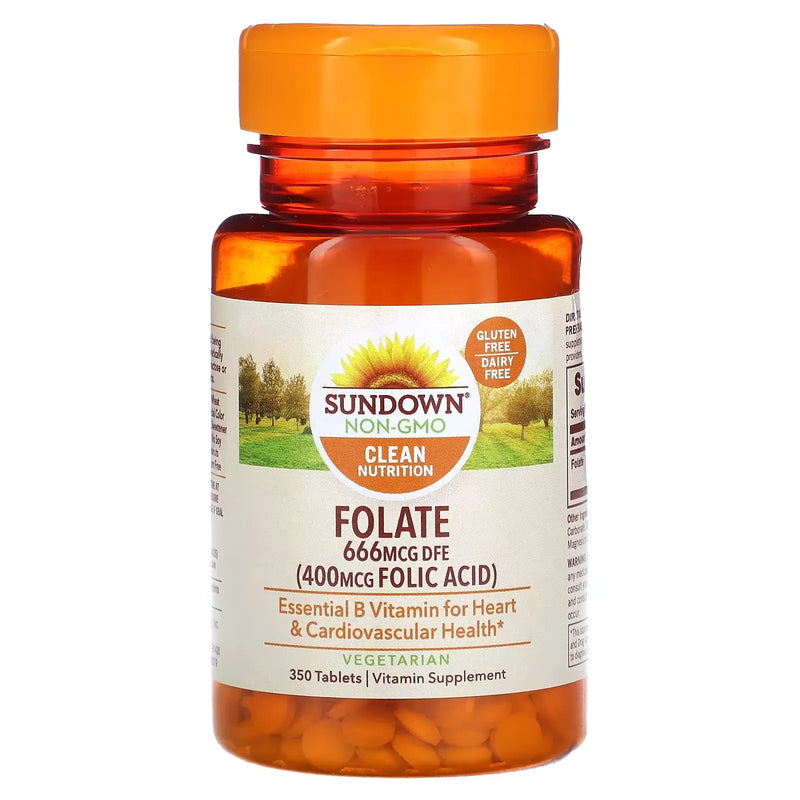 Sundown Naturals Sundown Naturals Folic Acid 400 Mcg Tablets Vitamins & Supplements