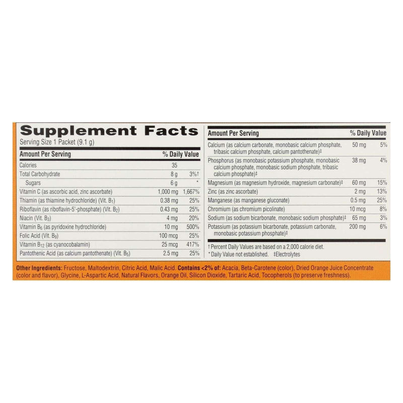 Emergen-C Alacer Emergen-C Super Orange 30 ct - 1000mg Vitamin C Vitamin C Supplement