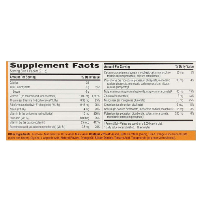 Alacer Emergen-C Super Orange (Pack of 30) - 1000mg Vitamin C