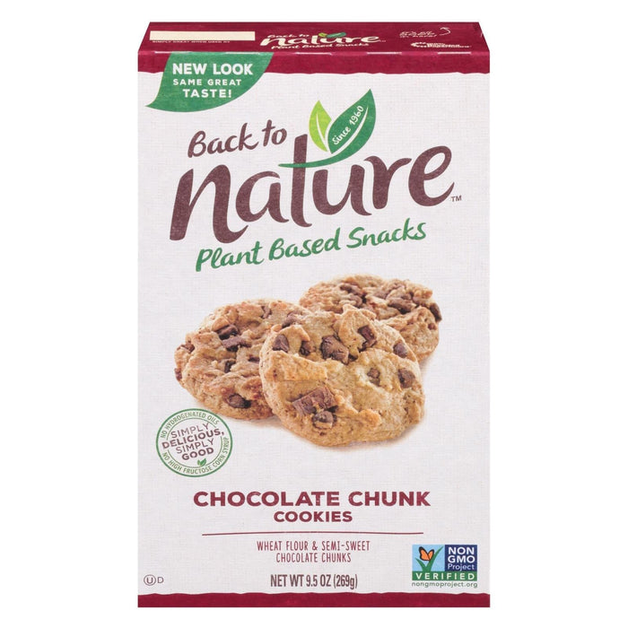 Back To Nature Chocolate Chunk Cookies (Pack of 6 - 9.5 Oz.)