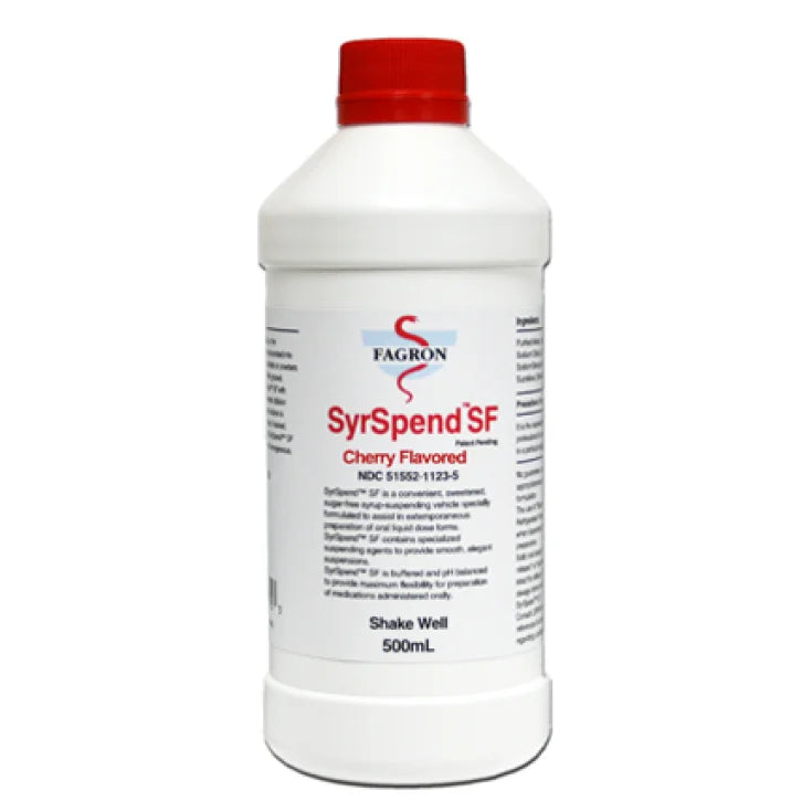 Fagron SyrSpend SF Cherry Liquid Suspending Vehicle, 500 mL Medical Supplies