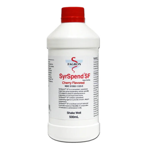 Fagron SyrSpend SF Cherry Liquid Suspending Vehicle, 500 mL Medical Supplies